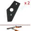 Kit de pièces détachées pour Cisaille Grignotteuse NR1 (Couteau central + 2 lames + 5 ressorts)