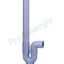 Kit de raccordement Adoucisseur (Vanne et Flexible d´alimentation + disconnection et siphon d´évacuation)