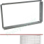 Ensemble Grille Simple Déflexion 400 x 200 mm + Registre + Contre-Cadre