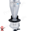 Kit Pod' Efficience+ - Transfert pneumatique (granulé / pellet) Silo galva 200 litres buse captage motorisée & contrôleur, 10 mètres de tuyau d'aspiration + doseur encastrable & collecteur syclonique poussière